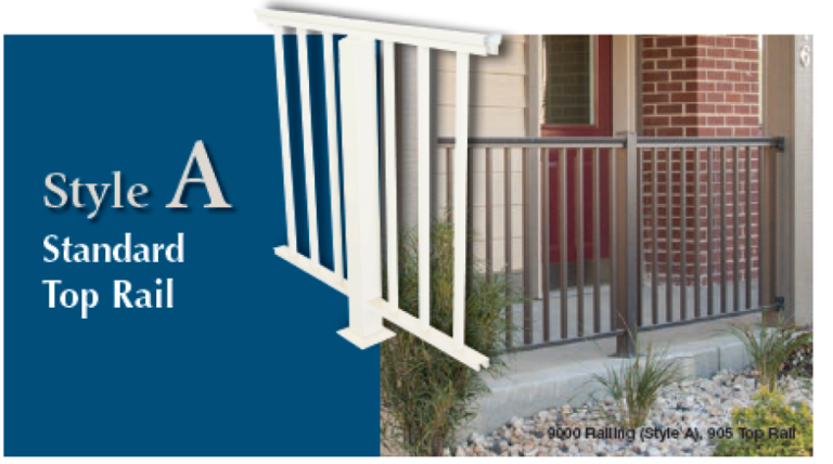 Aluminum Picket Railing: Series 9P - Superior Aluminum