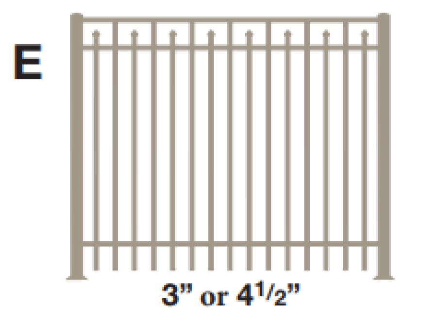 Aluminum Picket Fence: Series 7P - Superior Aluminum