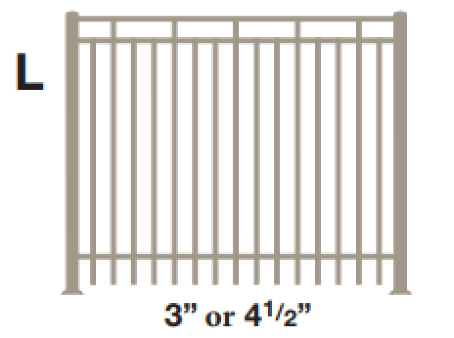 Aluminum Picket Fence: Series 7P - Superior Aluminum